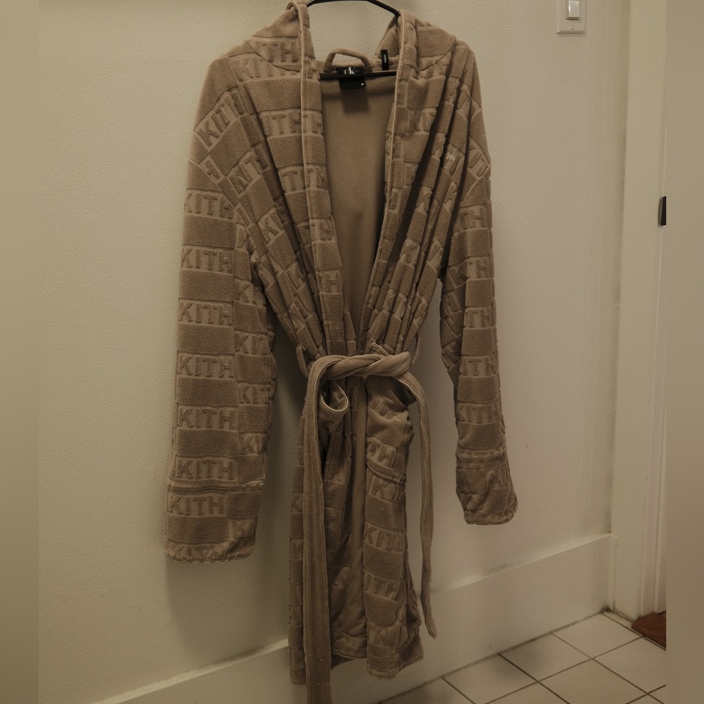 Kith x Calvin Klein Terry Robe Molecule Sz Medium